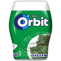 Mėtų skonio kramtomoji guma ORBIT Spearmint, 64g