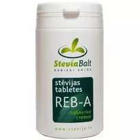 Stevijos tabletės REB 600, 60 g