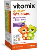 Vitamix multivitaminai guminukai vaikams + cinkas + biotinas, 60 guminukų