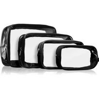 Notino Travel Collection Clear Organizer Set kelioninis rinkinys Black