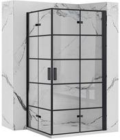 Dušo kabina Rea Motier Black Double, juoda, 100x100