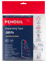 Savaime besiplečianti juosta PENOSIL EXPANDING TAPE 300Pa, 10/3-5mm, pilkos sp., 10 m