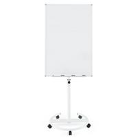 Costway Flipchart stovas ant ratukų su magnetais ir žymekliais