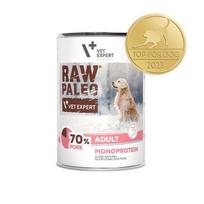VETEXPERT Raw Paleo Adult Monoprotein Pork - šlapias šunų maistas - 400 g