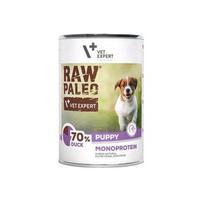 VETEXPERT Raw Paleo Puppy Monoprotein Duck - šlapias maistas šuniukams - 400 g