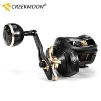 Anglies pluošto „Baitcasting“ ritė 9+1BB didelės spartos žvejybos ritė 6.3: 1Brake System Baitcaster ritė kairėje dešinėje Left Hand