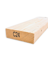 Kalibruota graduota C24 mediena, 45x195x3000 mm