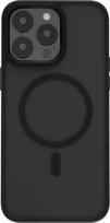 FoneKit MagSafe Compatible Soft Touch Case, iPhone 15 Pro Max, Black/Grey (932458)