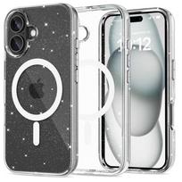 Skaidrus dėklas su blizgučiais "Tech-Protect Flexair Hybrid Magsafe Glitter" telefonui Apple iPhone 16