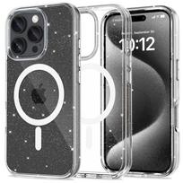 Skaidrus dėklas su blizgučiais "Tech-Protect Flexair Hybrid Magsafe Glitter" telefonui Apple iPhone 16 Pro Max