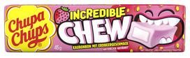 Saldainiai CHUPA CHUPS Incredible Chew Strawberry, 45 g