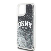 Apple iPhone 11 DKNY dėklas Liquid Glitter Big Logo (DKHCN61LBNAEK) juodos spalvos
