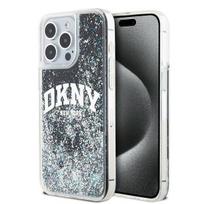 Apple iPhone 14 Pro Max DKNY dėklas Liquid Glitter Big Logo (DKHCP14XLBNAEK) juodos spalvos