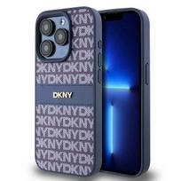 Apple iPhone 15 Pro DKNY odinis dėklas Mono Stripe & Metal Logo (DKHCP15LPRTHSLB) mėlynos spalvos