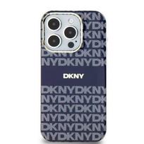 Apple iPhone 13 / 14 / 15 DKNY dėklas IML Mono & Stripe MagSafe (DKHMP15SHRHSEB) mėlynos spalvos