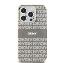 Apple iPhone 13 / 14 / 15 DKNY dėklas IML Mono & Stripe MagSafe (DKHMP15SHRHSEE) beige