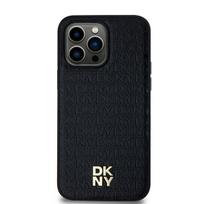 Samsung Galaxy S24 Plus DKNY Odinis Dėklas Pattern Metal Logo MagSafe (DKHMS24MPSHRPSK) juodos spalvos