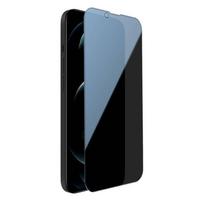 Apsauginis stiklas telefonui Apple iPhone 13 / 13 Pro / 14 Nillkin Privacy juodos spalvos krašteliu