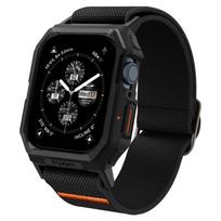 Dėklas Apple Watch 4 / 5 / 6 / 7 / 8 / 9 / SE ( 44 / 45 mm) Spigen Lite Fit ”Pro” juodos spalvos