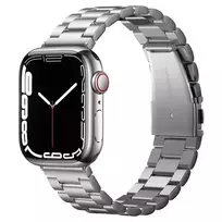 Spigen Modern Fit apyrankė Apple Watch 4 / 5 / 6 / 7 / 8 / 9 / SE / Ultra (42 / 44 / 45 / 49 mm) sidabro spalvos
