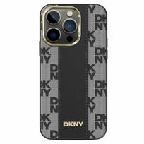 Apple iPhone 15 Pro Max DKNY Hardcase Leather Checkered Mono Pattern MagSafe (DKHMP15XPCPVSLK) dėklas telefonui juodos spalvos