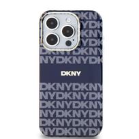 DKNY PC/TPU Repeat Pattern Tonal Stripe Magsafe dėklas telefonui Apple iPhone 13 Pro mėlynos spalvos