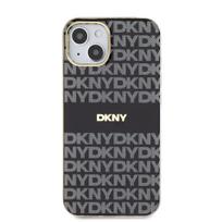 DKNY PC/TPU Repeat Pattern Tonal Stripe Magsafe dėklas telefonui Apple iPhone 13 juodos spalvos