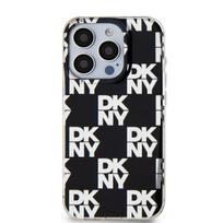 DKNY PC/TPU Checkered Pattern dėklas telefonui Apple iPhone 14 Pro Max juodos spalvos