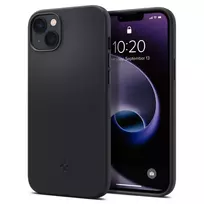 Spigen Silicone Fit Mag MagSafe Apple iPhone 14 Plus dėklas telefonui juodos spalvos