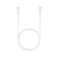 EP-DA905BWE Samsung USB-C/USB-C duomenų kabelis 3A 1m baltos spalvos (Bulk)