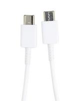 EP-DG980BWE Samsung USB-C/USB-C duomenų kabelis 3A 1m baltos spalvos (Bulk)