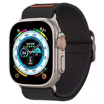 Spigen Fit Lite Ultra Apple Watch 4 / 5 / 6 / 7 / 8 / 9 / SE / Ultra (42 / 44 / 45 / 49 mm) juodos spalvos