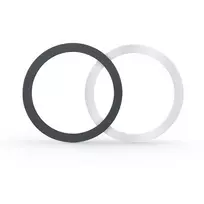 Tech-Protect MagMat MagSafe magnetinis žiedas universalus – juodos spalvos / sidabrinės spalvos (2 vnt.)