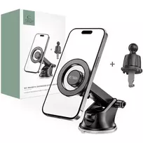 Tech-Protect N51 automobilinis telefono laikiklis su MagSafe for Cockpit/Air Vent – juodos spalvos