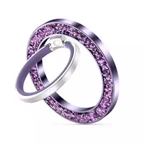 Tech-Protect MMR200 magnetinis laikiklis / ring su MagSafe – violetinės spalvos su crystals
