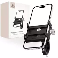 Tech-Protect V4 telefono laikiklis dviračiui handlebars – juodos spalvos