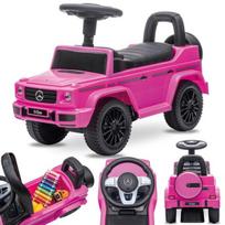 Stumiamas automobilis vaikams Mercedes Benz G klasė Sun Baby, rožinis