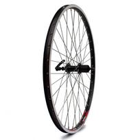 Galinis ratas 26" v-brake, 36H, kasetė, QR