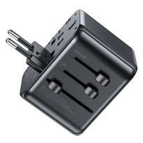 Universalus kelioninis įkroviklis Awei C-39 35W GaN 2xUSB-A / 3xUSB-C juodas