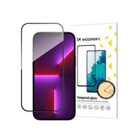 LCD apsauginis stikliukas "Wozinsky 5D Full Glue" Apple iPhone 16 pritaikytas dėklui juodas