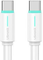 USAMS USB-C / USB-C laidas 1m SJ73460W baltos spalvos YU Series SJ734USB02 (US-SJ734)