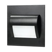Orno DRACO LED NAUJAS 1.5W, įleidžiamas laiptinės šviestuvas, 12VDC, 30lm, 4000K, juoda, inovatyvus montavimo būdas