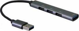 Secomp USB HUB STANDARTINIS USB 2.0 šakotuvas, A jungtis, 4x A prievadai (3x USB2.0 + 1x USB 3.2 Gen1)
