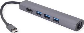 Šakotuvas Value Vertė USB-C stotis / replikatorius (12.99.1043)
