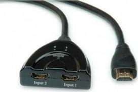 Šakotuvas Value Vertės vertės jungiklis HDMI 2 prievadų