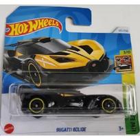 Hot Wheels Mainline Modeliukas Bugatti Bolide Yellow Short card