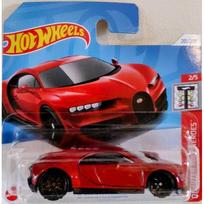Hot Wheels Mainline Modeliukas 16 Bugatti Chiron red  Short Card