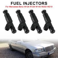 4 vnt. kuro purkštukas 0280155821 tinka Mercedes-Benz W124 R129 W140 W202 W210 automobilių priedams