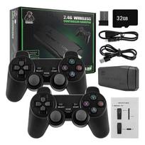 Žaidimų konsolė M8 vaizdo žaidimų konsolė 2.4G dvigubas belaidis valdiklis Game Stick 4K 10000 žaidimai 32/64G retro žaidimai, skirti PS1/MAME/FC/GB/GBA/GBC/MD