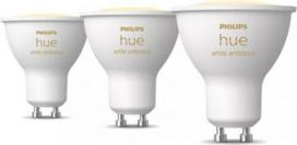 Hue LED Bulbs GU10 4.2W White Ambiance 3pcs. 929003666703 | 8720169230095